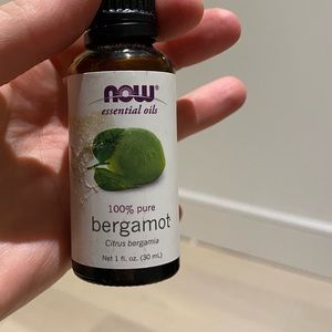 Bergamot Essential Oil Now Organic 1 Fl oz 80% full